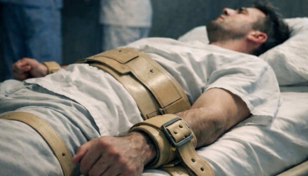 Patient dans une unité psychiatrique