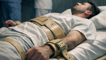 Patient dans une unité psychiatrique