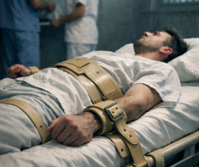 Patient dans une unité psychiatrique